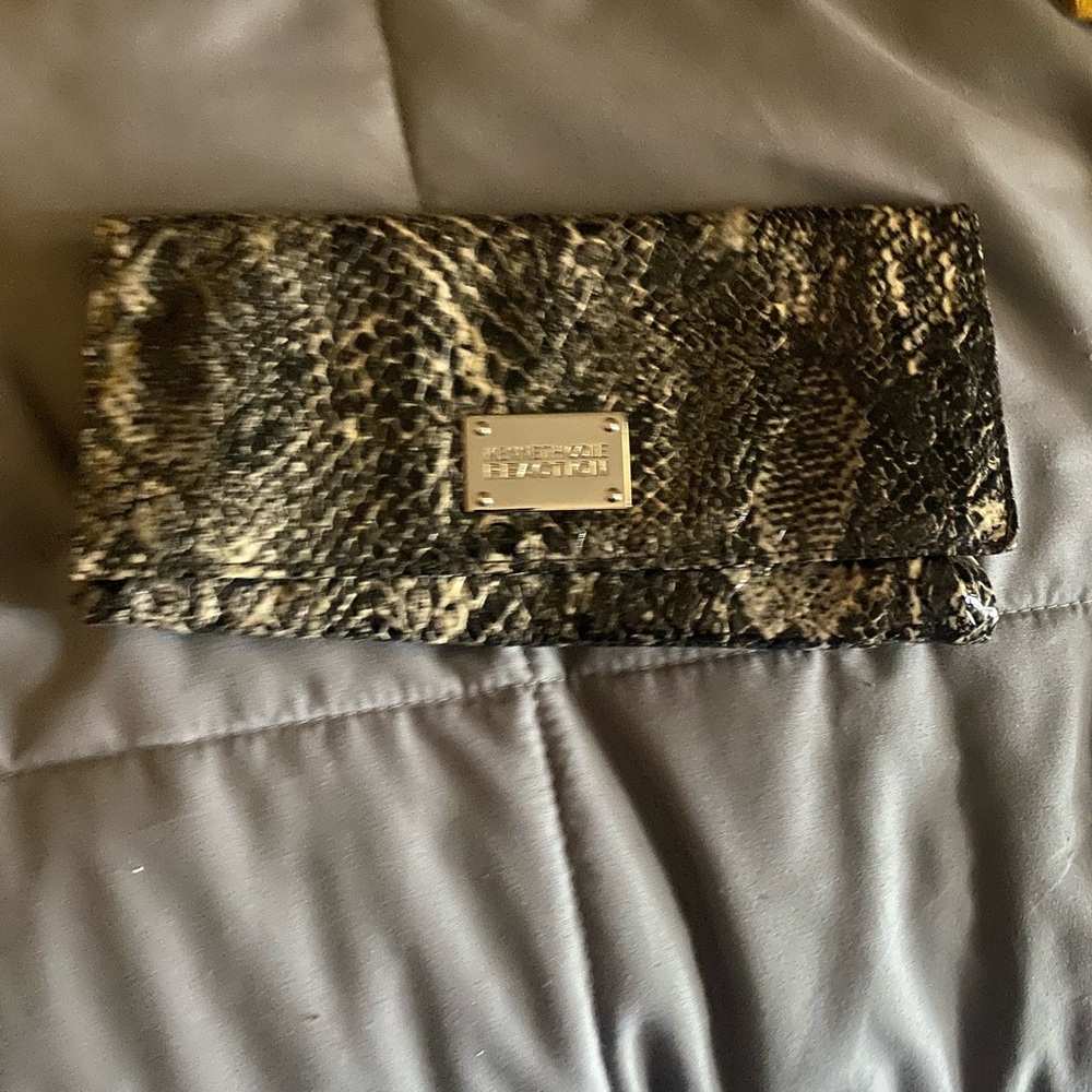 Faux snake skin wallet